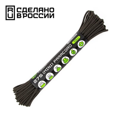 Паракорд CORD 275 nylon,2.2мм,army green|10м 4136 - фото 15455