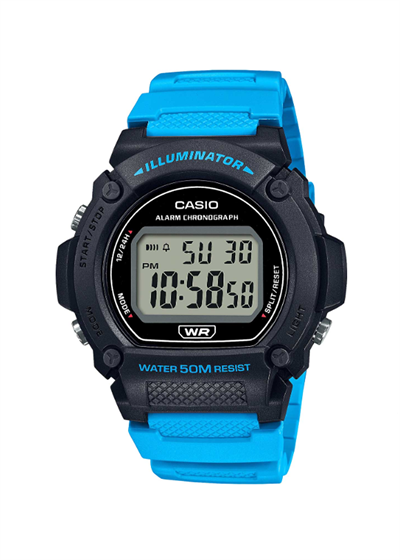 Часы наручные Casio Illuminator W-219H-2A2 W-219H-2A2 - фото 24562