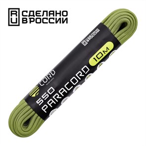 Паракорд CORD 550 nylon,4мм,moss|10м 4452