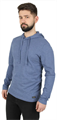 Футболка L/S-2 с капюшоном Сплав меланж cиний 1521030