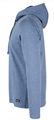 Футболка L/S-2 с капюшоном Сплав меланж cиний 1521030
