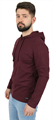 Футболка L/S-2 с капюшоном Сплав меланж бургунди 1521045