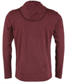 Футболка L/S-2 с капюшоном Сплав меланж бургунди 1521045