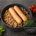 Готовое блюдо "Каша гречневая с сосисками" ™Кронидов 3843