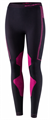 Термобелье женское BRUBECK брюки зональные DRY черный/фуксия LE1326W