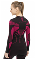 Термобелье женское BRUBECK футболка зональная DRY черный/фуксия LS1569W