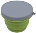 Миска силиконовая с крышкой оливковая 500 мл. Track 5116092