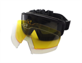 Маска баллистическая со сменными линзами PMX-PRO Impact ANTI-FOG Прозрачные 96% Жёлтые 89% Серые 23% GB-700SDT