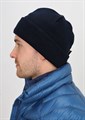 Шапка вязаная двойная Сплав Thinsulate синяя 1405874