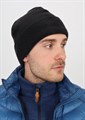 Шапка вязаная двойная Сплав Thinsulate черная 1405872